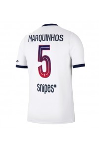Paris Saint-Germain Marquinhos #5 Jalkapallovaatteet Vieraspaita 2026-27 Lyhythihainen